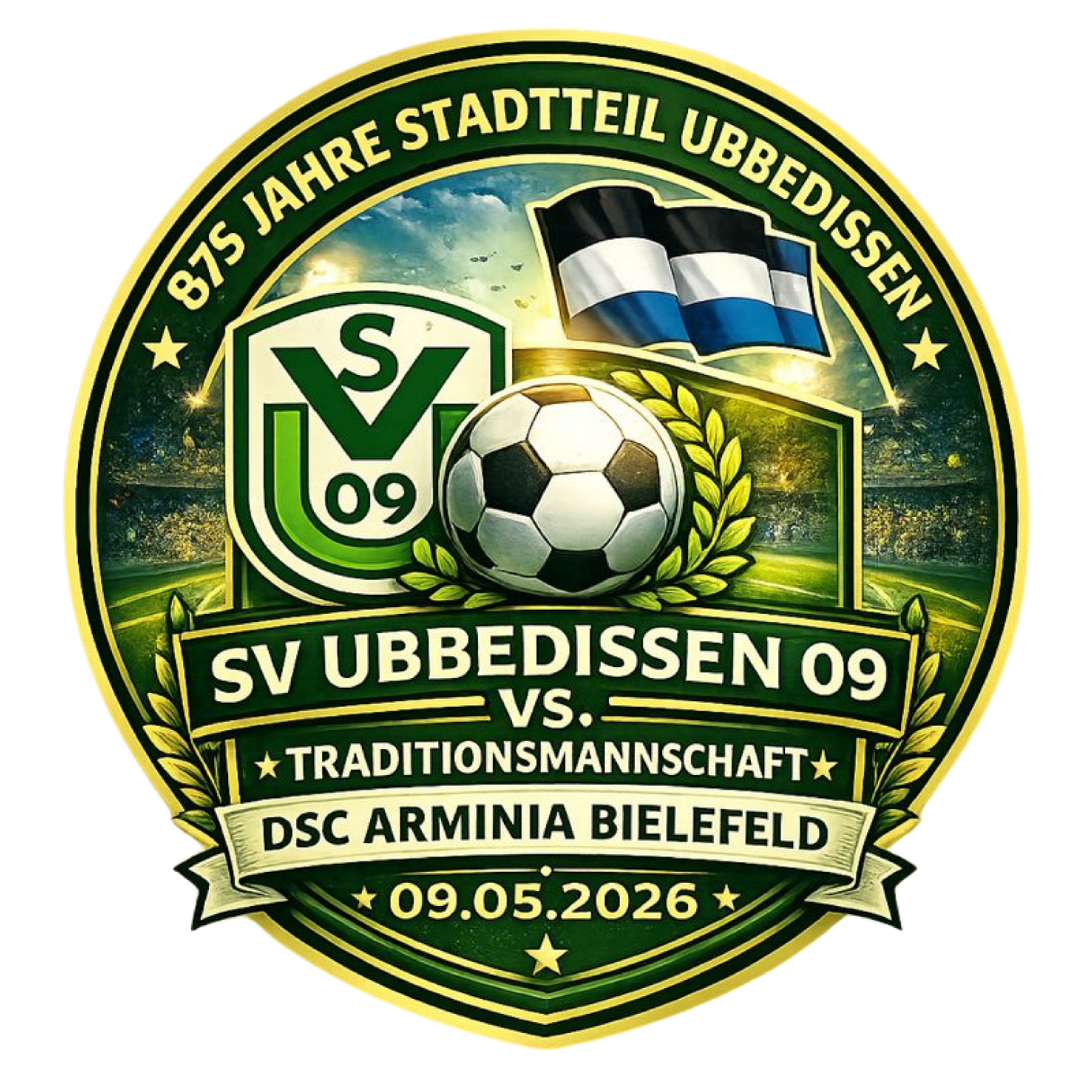 SV Ubbedissen 09 – Jubiläumsspiel Logo