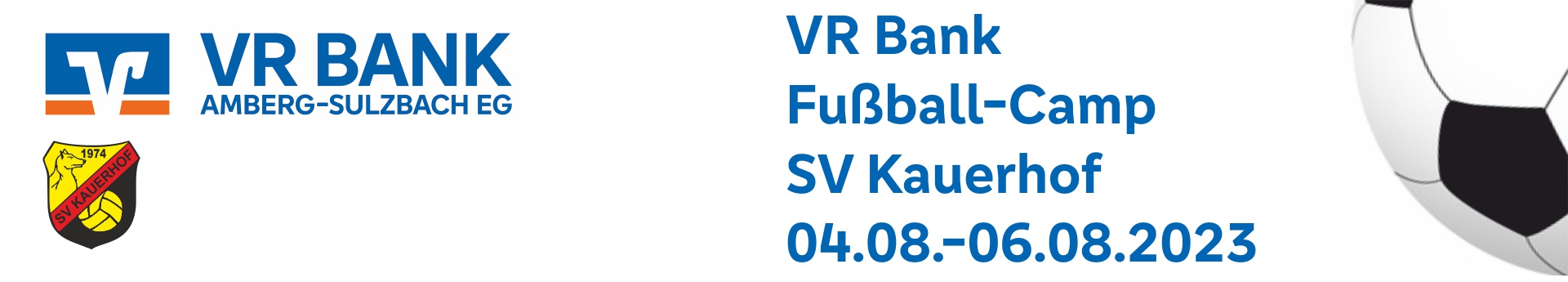 VR Fussballcamp 2023 Kauerhof Title Image