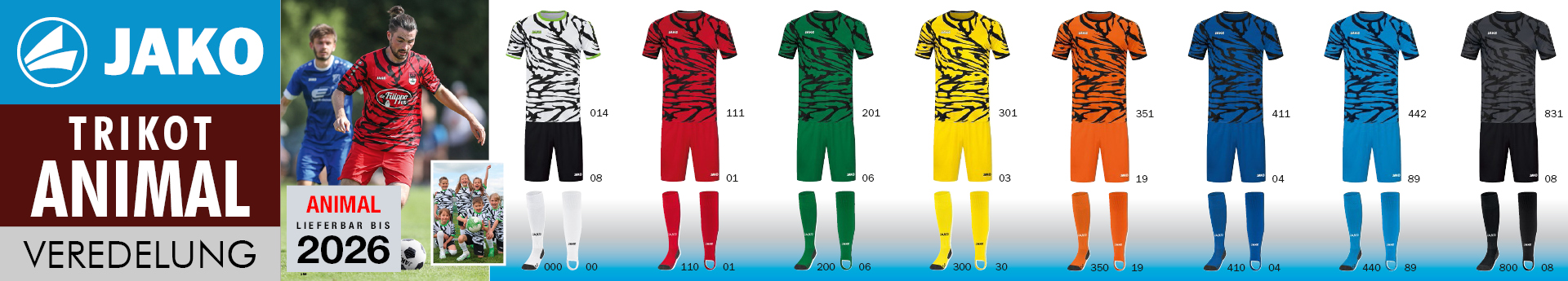 Sport Klahsen - Trikot Animal - Veredelung Title Image