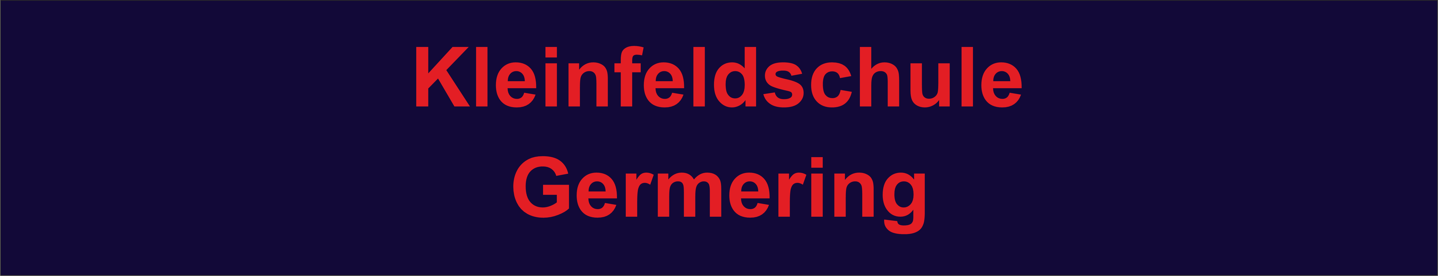 Kleinfeldschule Germering Title Image