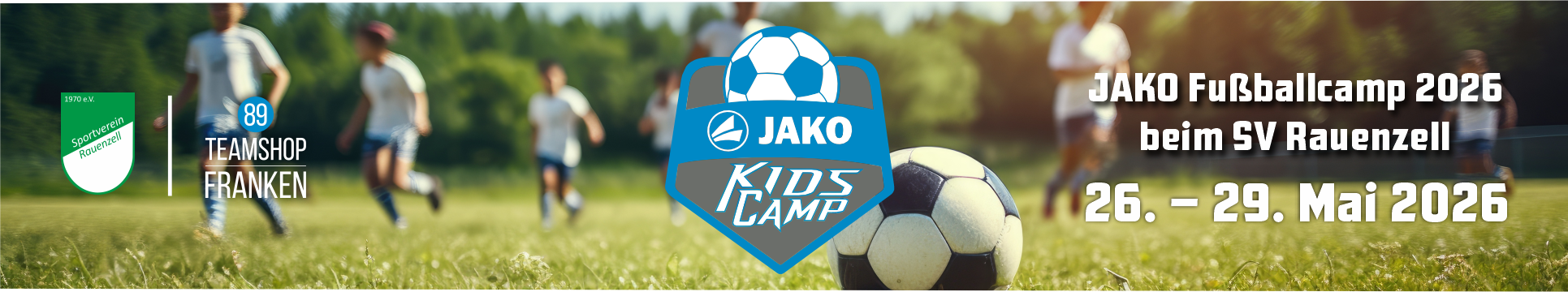 JAKO Fußballcamp SV Rauenzell Title Image