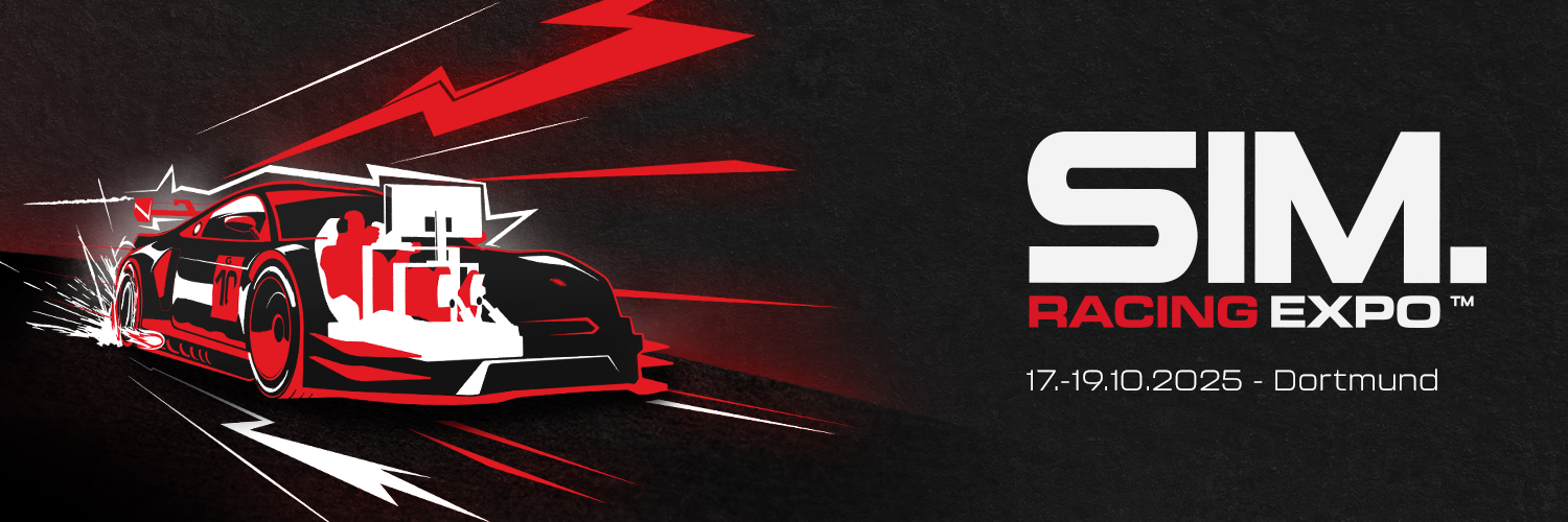 SimRacing Expo Merchandise Title Image