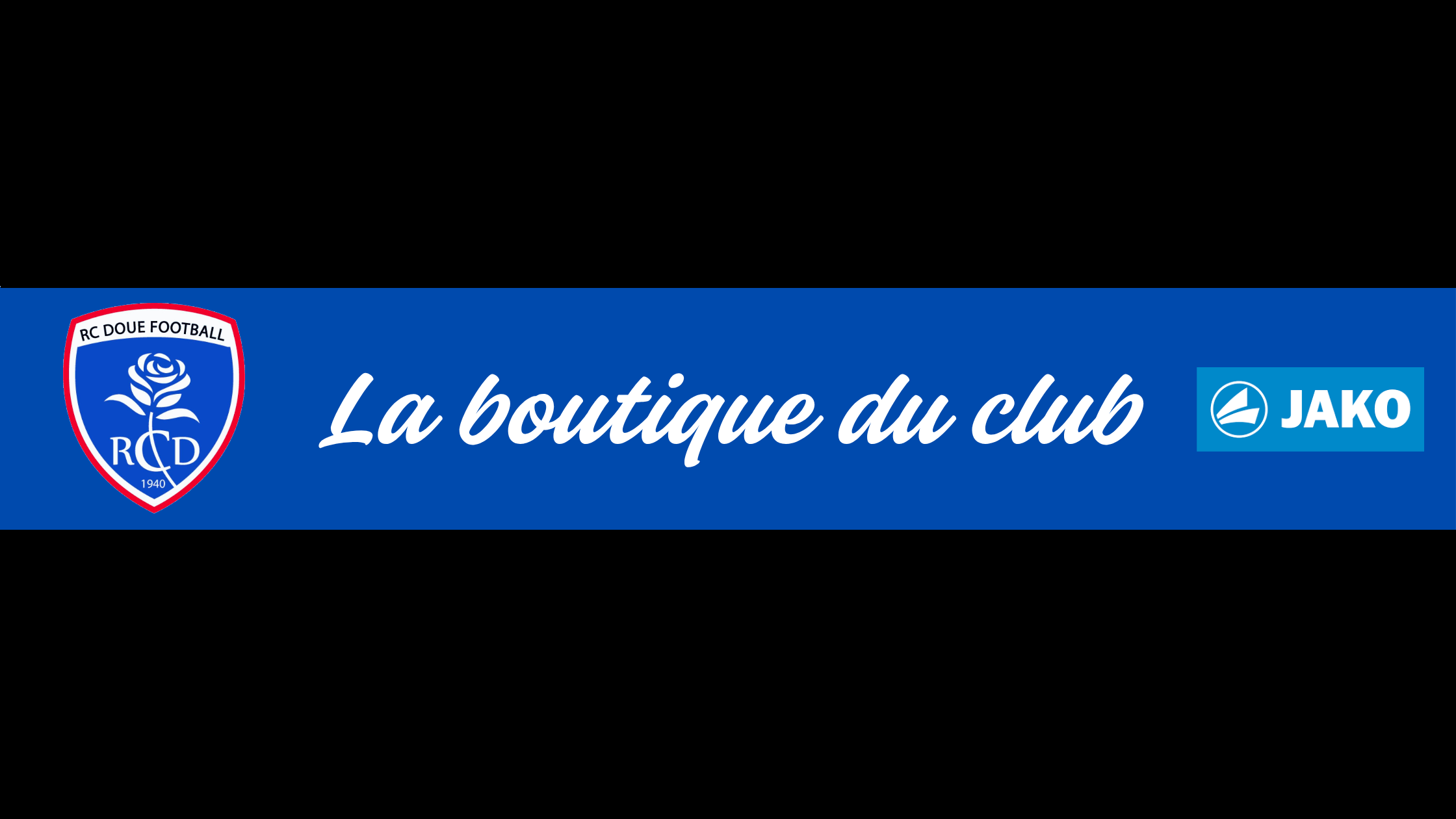 BOUTIQUE OFFICIELLE RC DOUE FOOTBALL Title Image