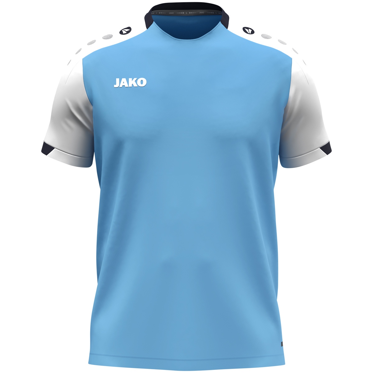 JAKO T-shirt Dynamic (bleu ciel/blanc/marine / Taille 128 / Enfants)