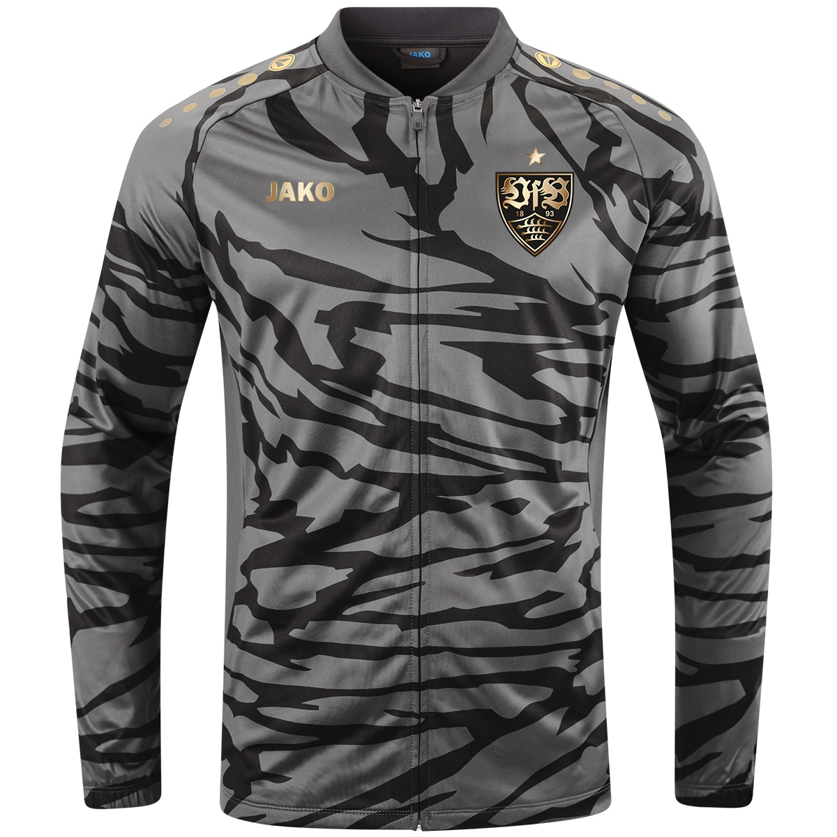 JAKO VfB Warm-Up Jacke International (anthrazit / Größe 116 / Kinder)