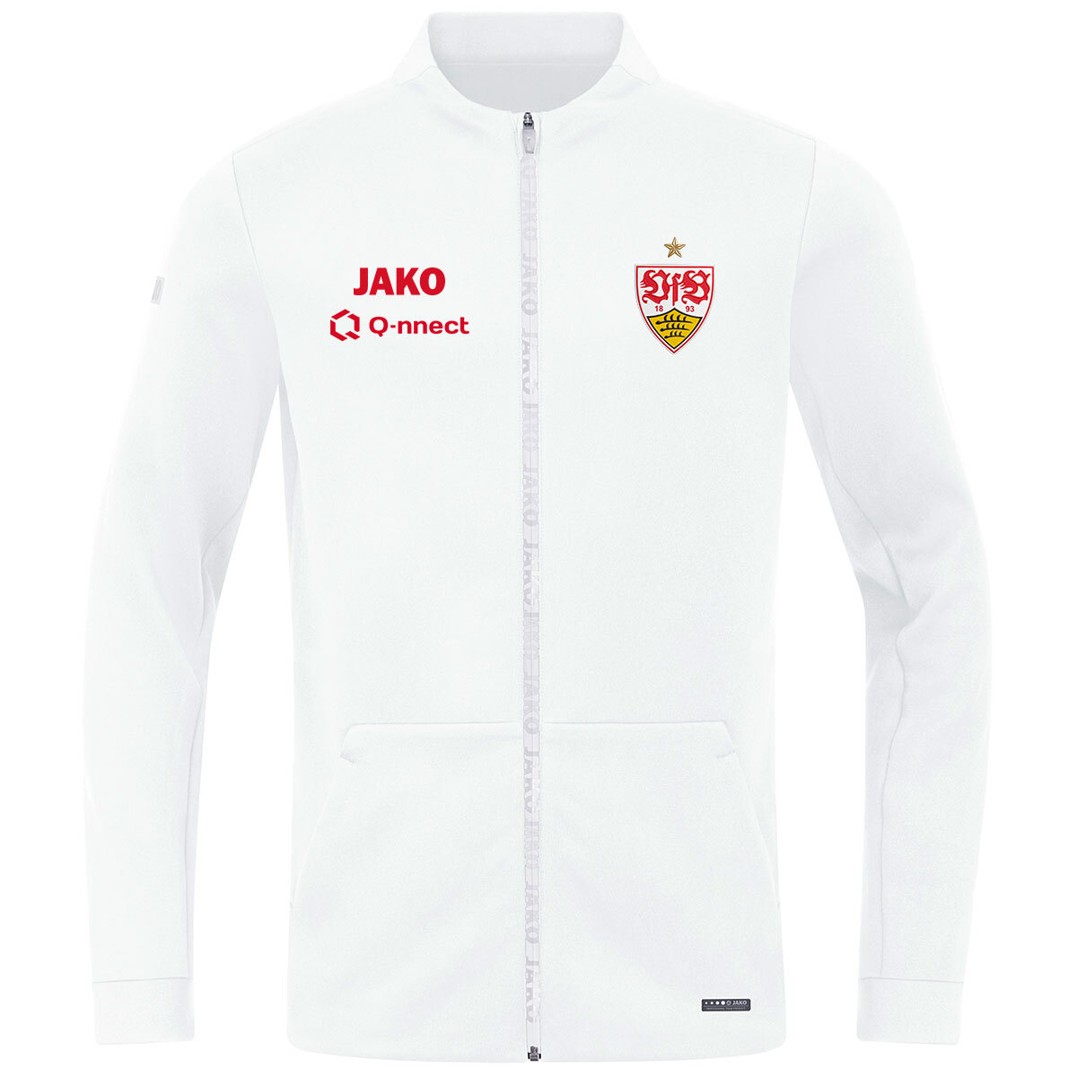 JAKO VfB Jacke Pro Casual (weiß / Größe 4XL / Unisex)