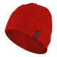 Fleece cap red Front View