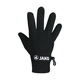 Fleece gloves black Front View