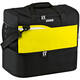 Sports bag Competition 2.0 with base compartment black/soft yellow Front View