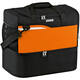 Sports bag Competition 2.0 with base compartment black/neon orange Front View