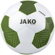 Ballon d'entraînement Striker 2.0 blanc/kaki/vert fluo Vue de face