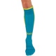 Socks Mundial turquoise/neonyellow Front View