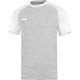 Shirt Prestige KM zilvergrijs gemeleerd/wit Voorkant