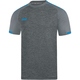 Shirt Prestige KM steengrijs gemeleerd/JAKO blau Voorkant
