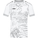 Shirt Tropicana KM wit/wit gemeleerd Voorkant