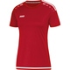 Jersey Striker 2.0 S/S Women chili red/white Front View
