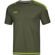 T-shirt/Maillot Striker 2.0  MC kaki/vert fluo Vue de face