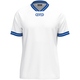 Shirt Retro korte mouwen wit/royal Voorkant