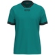 Shirt Retro korte mouwen turkoois Voorkant