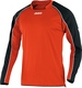 Jersey Attack L/S orange/black Front View
