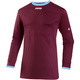 Jersey United L/S maroon/sky blue/white Front View
