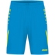 Shorts Challenge JAKO blue/neon yellow Front View