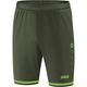 Shorts Striker 2.0 khaki/neon green Front View