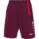 Shorts Turin dark maroon/sport red Front View