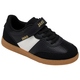 Sportschuh Citybeat Junior schwarz/weiß/gold Vorderansicht