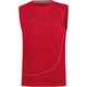 Tank top Active Basics red melange Front View