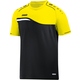 T-shirt Competition 2.0 black/soft yellow Front View