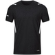 T-shirt Challenge zwart gemeleerd/wit Afbeelding op persoon