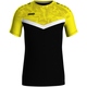 KinderT-Shirt Iconic schwarz/soft yellow Vorderansicht