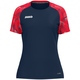 womanT-shirt Sonic damesmaten marine/rood Voorkant