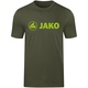 T-Shirt Promo khaki/neongrün Vorderansicht