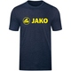 T-Shirt Promo seablue melange/neon yellow Front View