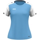 womanT-shirt Dynamic dames hemelsblauw/wit/marine Voorkant