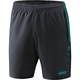 Shorts Competition 2.0 anthracite/turquoise Front View