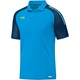 Polo Champ JAKO blue/seablue/neon yellow Front View