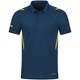 Polo Challenge seablue melange/neon yellow Front View