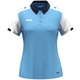 womanPolo Dynamic dames hemelsblauw/wit/marine Voorkant