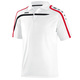 Polo Performance white/black/red Front View