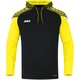 Hooded sweater Performance black/soft yellow Picture on person