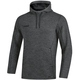 Hooded sweater Premium Basics anthracite melange Front View