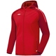 Hooded jacket Champ red/wine red Front View
