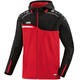 Hooded jacket Competition 2.0 red/black Front View