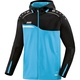 Hooded jacket Competition 2.0 aqua/black Front View