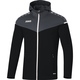 Hooded jacket Champ 2.0 black/anthracite Picture on person