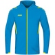 Hooded jacket Challenge JAKO blue/neon yellow Picture on person