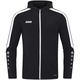 Hooded jacket Power schwarz Front View
